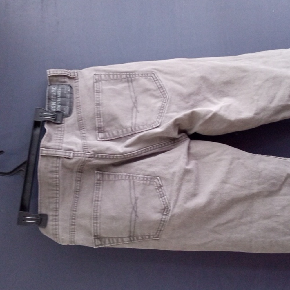 Signature Levi Strauss gray jeans pants Slim size 26 - Picture 4 of 6